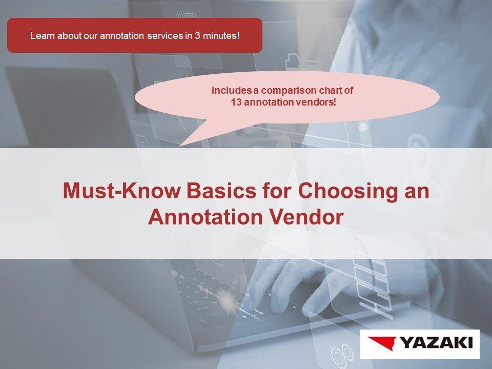 Must-Know Basics for Choosing an Annotation Vendor_EN