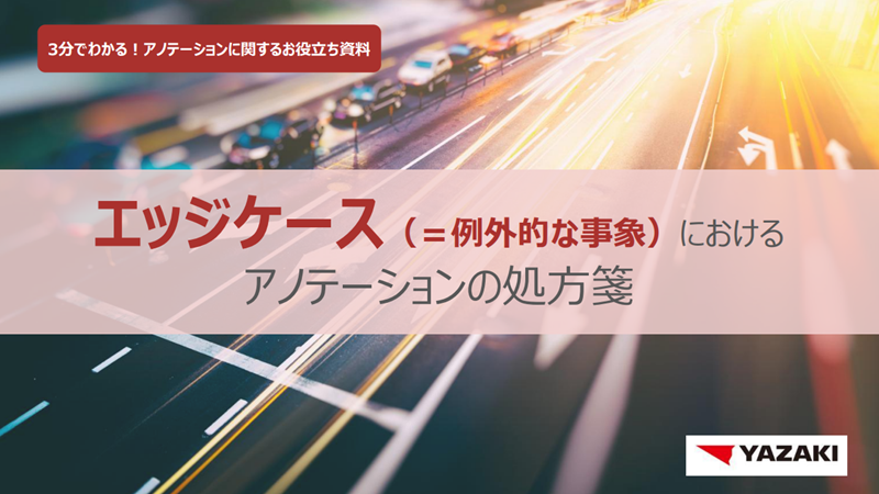 エッジケースにおけるアノテーションの処方箋
